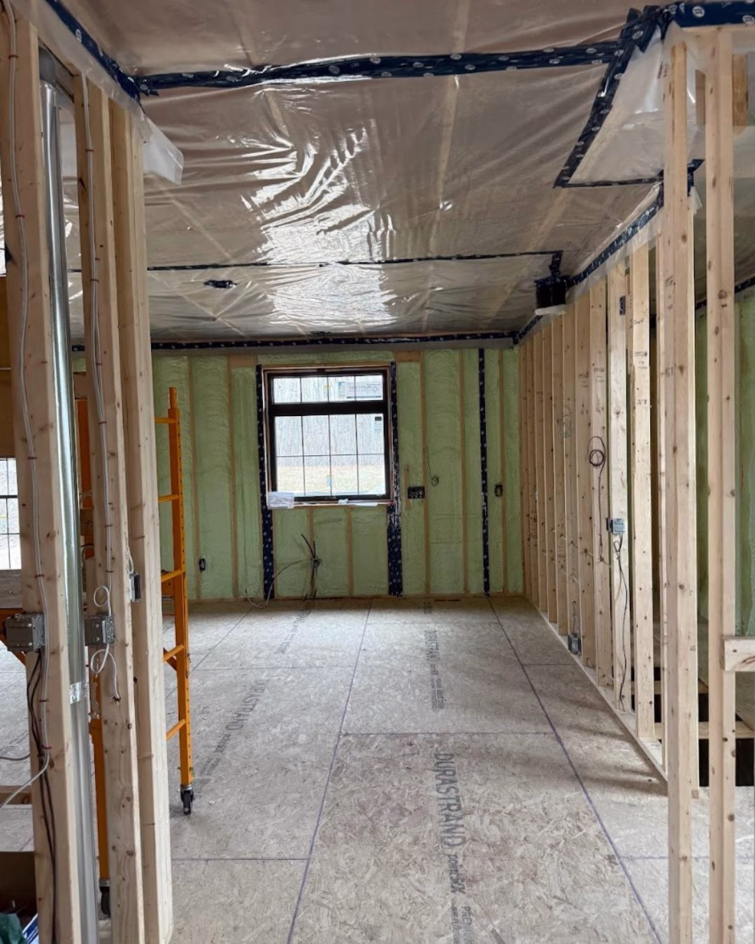 Cottage spray foam insulation job in Kawartha Lakes