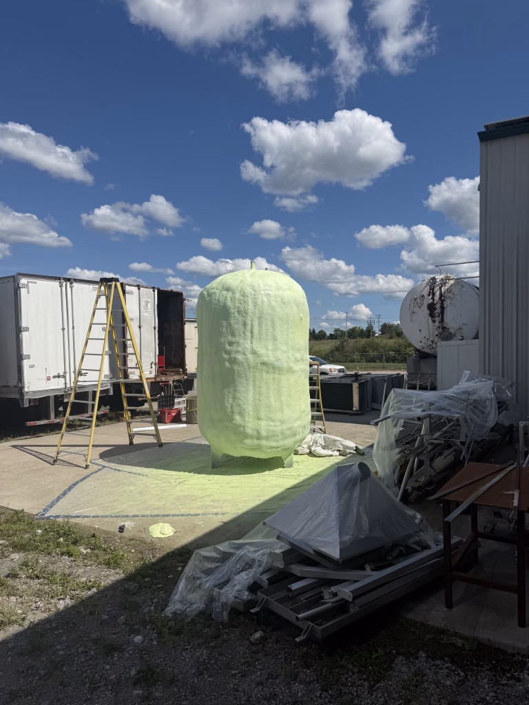 Fully insulated process tank