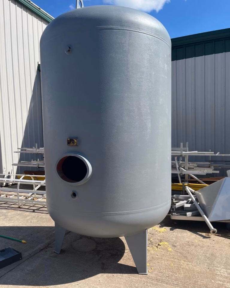 before photo of a process tank