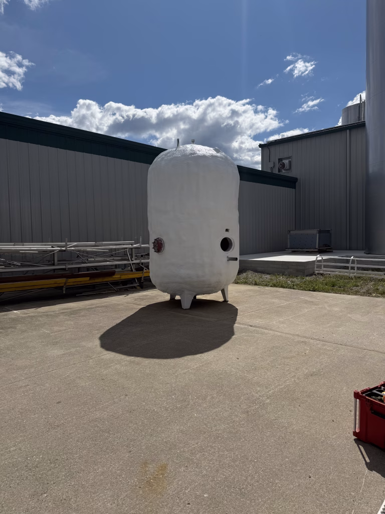 Process tank after photo